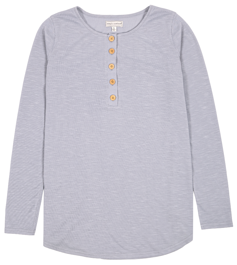SALE Simply Southern Preppy Henley Stone - Adult & Kids T-Shirts, Sweatshirts & Hoodies apparel design preview 1