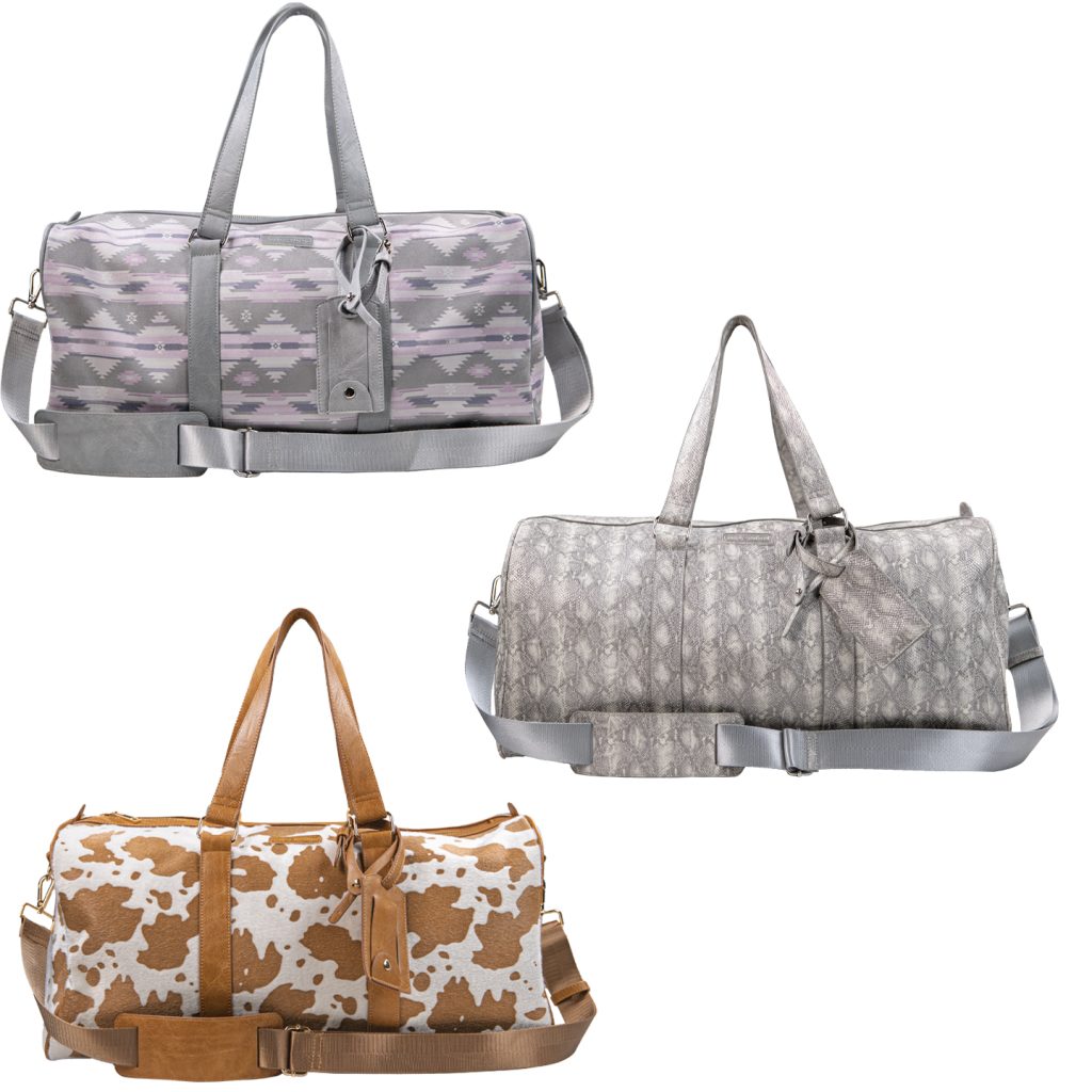 Simply Southern Preppy Pattern Leather Duffle Bag - Adult & Kids T-Shirts, Sweatshirts & Hoodies apparel design preview 1
