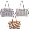 Simply Southern Preppy Pattern Leather Tote Bag - Adult & Kids T-Shirts, Sweatshirts & Hoodies apparel design preview 1