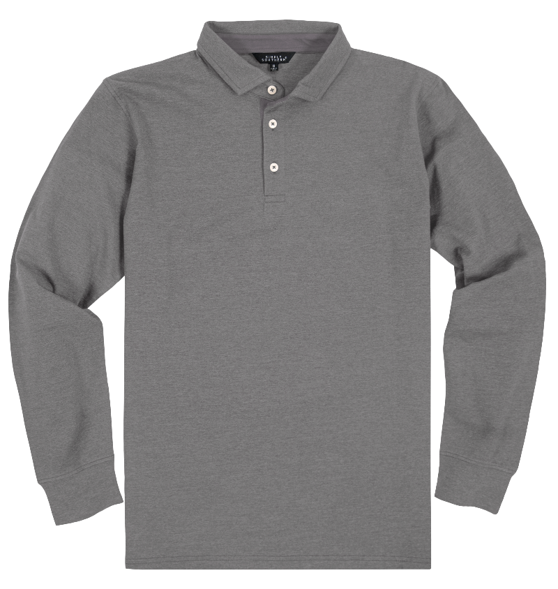 SALE Simply Southern Classic Heather Grey Unisex Polo - Adult & Kids T-Shirts, Sweatshirts & Hoodies apparel design preview 1