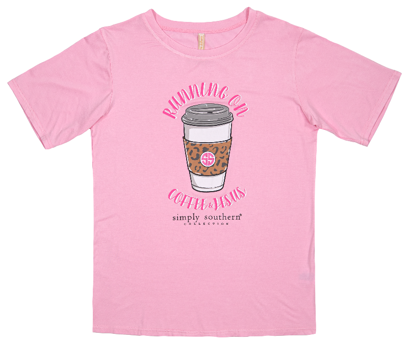 Simply Southern Coffee Jesus PJ Pants Set - Adult & Kids T-Shirts, Sweatshirts & Hoodies apparel design preview 2