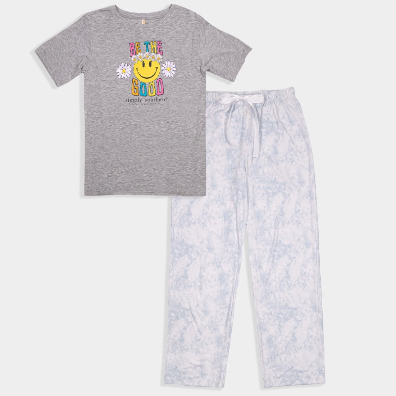 Simply Southern Be Good PJ Pants Set - Adult & Kids T-Shirts, Sweatshirts & Hoodies apparel design preview 1