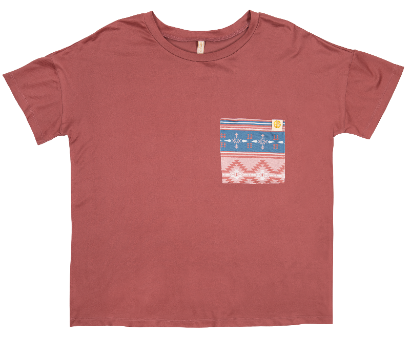 Simply Southern Aztec Maroon PJ Pants Set - Adult & Kids T-Shirts, Sweatshirts & Hoodies apparel design preview 2