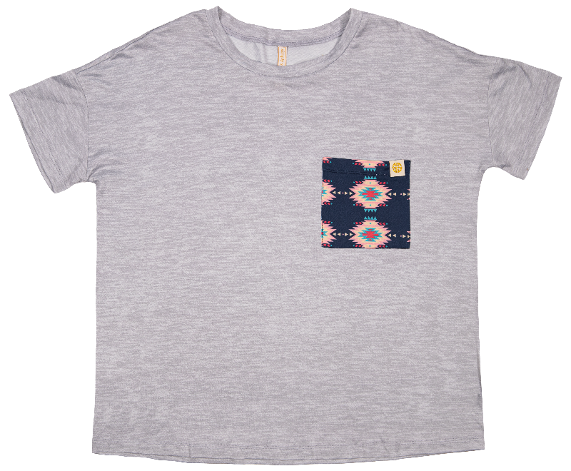 Simply Southern Aztec Navy PJ Pants Set - Adult & Kids T-Shirts, Sweatshirts & Hoodies apparel design preview 2