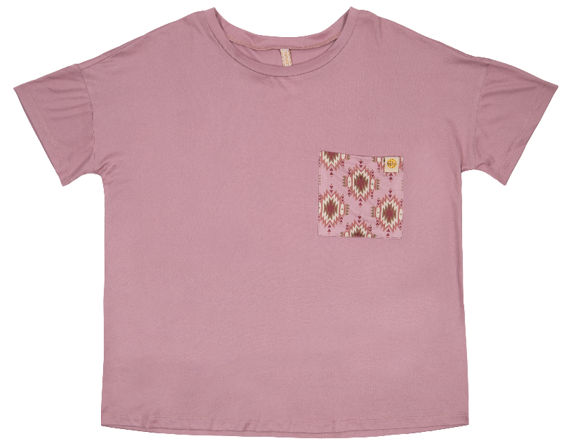 Simply Southern Aztec Pink PJ Pants Set - Adult & Kids T-Shirts, Sweatshirts & Hoodies apparel design preview 2