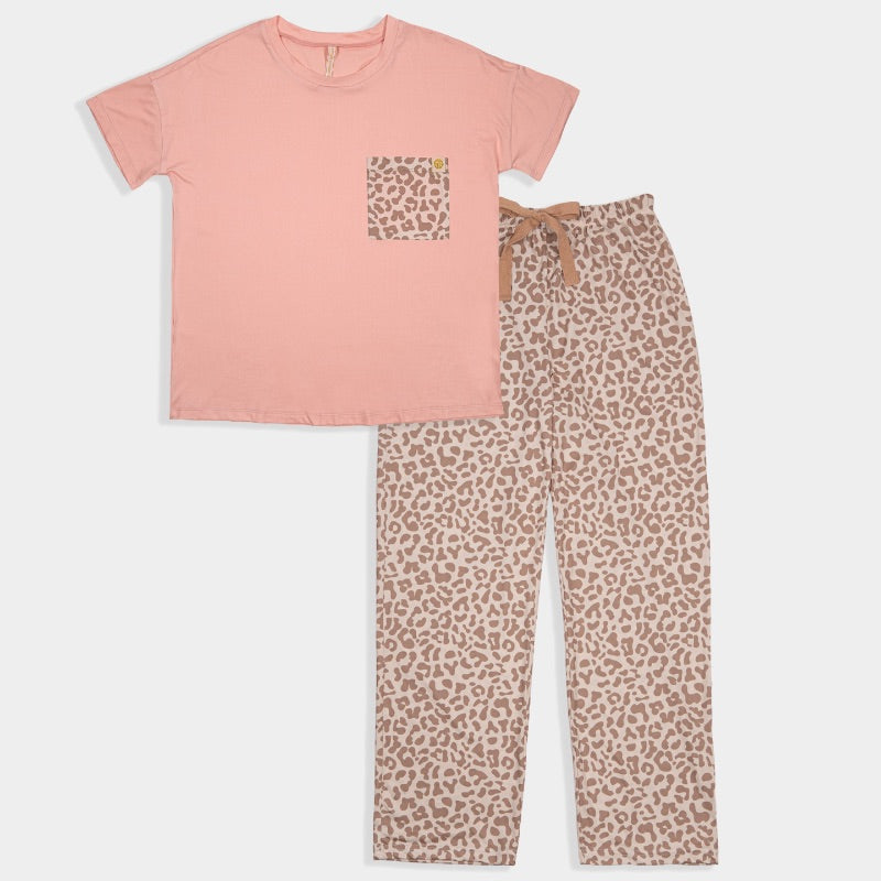 Simply Southern Leopard PJ Pants Set - Adult & Kids T-Shirts, Sweatshirts & Hoodies apparel design preview 1