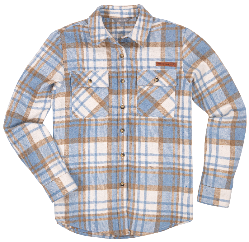 Simply Southern Preppy Plaid Light Jacket Shacket - Adult & Kids T-Shirts, Sweatshirts & Hoodies apparel design preview 2