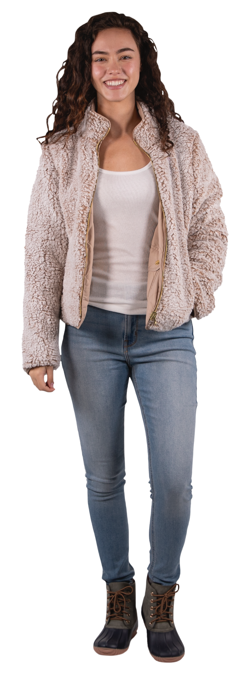 Simply Southern Camel Reversible Sherpa Shacket - Adult & Kids T-Shirts, Sweatshirts & Hoodies apparel design preview 2