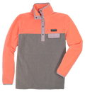 Simply Southern Coral Grey Fleece Jacket - Adult & Kids T-Shirts, Sweatshirts & Hoodies apparel design preview 1