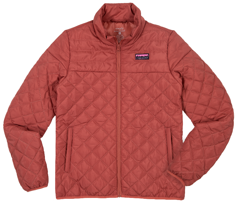 Simply Southern Brick Warm Full Zip Puff Jacket - Adult & Kids T-Shirts, Sweatshirts & Hoodies apparel design preview 1