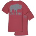 Couture Priority Live Free Buffalo Comfort Colors - Adult & Kids T-Shirts, Sweatshirts & Hoodies apparel design preview 1