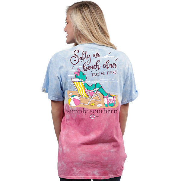 SALE Simply Southern Preppy Salty Air Beach Chair Tie - Adult & Kids T-Shirts, Sweatshirts & Hoodies apparel design preview 2