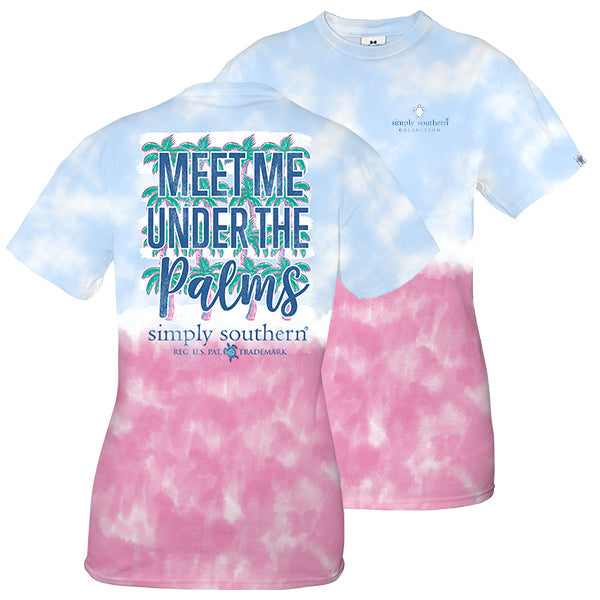 SALE Simply Southern Preppy Meet Me Under The Palms - Adult & Kids T-Shirts, Sweatshirts & Hoodies apparel design preview 1