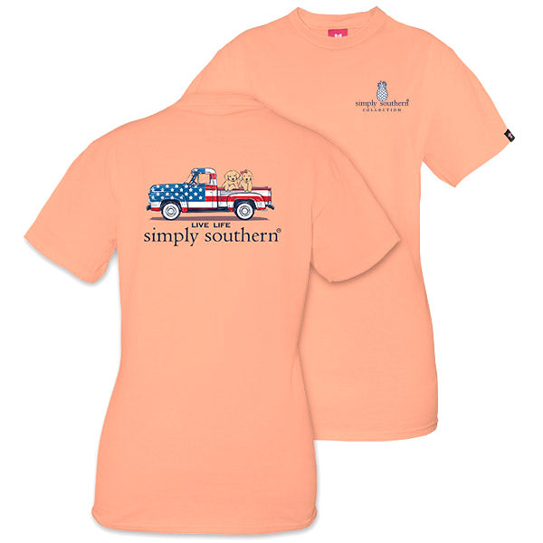 SALE Simply Southern Preppy USA Truck Ivy Collection - Adult & Kids T-Shirts, Sweatshirts & Hoodies apparel design preview 1