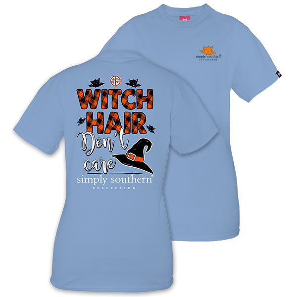 SALE Simply Southern Preppy Witch Hair Don't Care - Adult & Kids T-Shirts, Sweatshirts & Hoodies apparel design preview 1