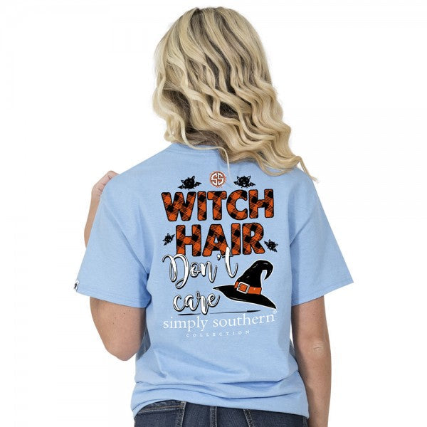 SALE Simply Southern Preppy Witch Hair Don't Care - Adult & Kids T-Shirts, Sweatshirts & Hoodies apparel design preview 2