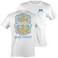 SALE Simply Southern Preppy Shell Yea Gold Anchor - Adult & Kids T-Shirts, Sweatshirts & Hoodies apparel design preview 1