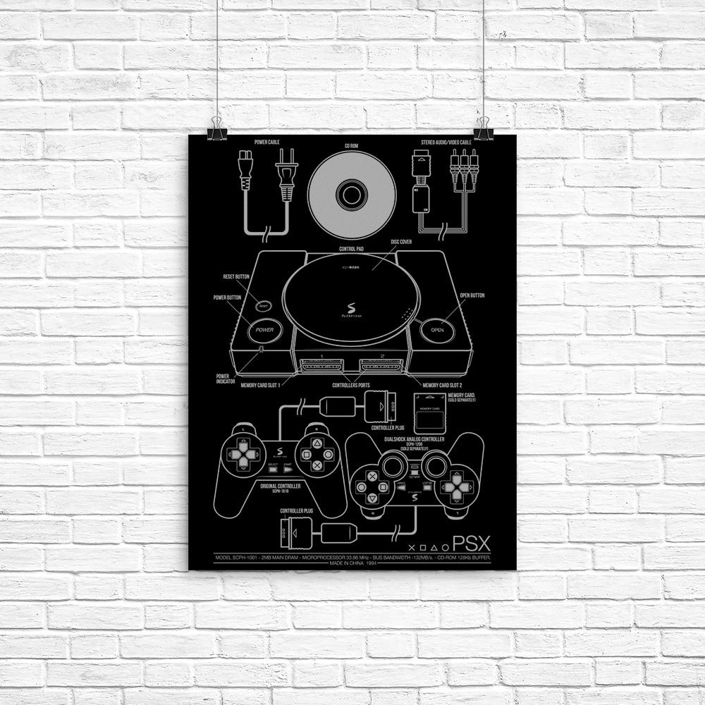 PSX (Alt) Poster - Adult & Kids T-Shirts, Sweatshirts & Hoodies apparel design preview 1