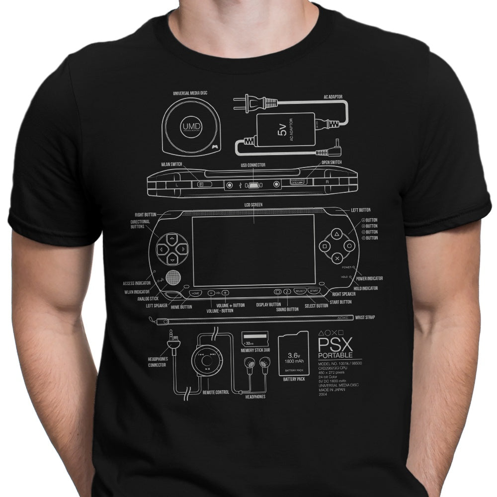 PSX Portable Men's Apparel - Adult & Kids T-Shirts, Sweatshirts & Hoodies apparel design preview 2
