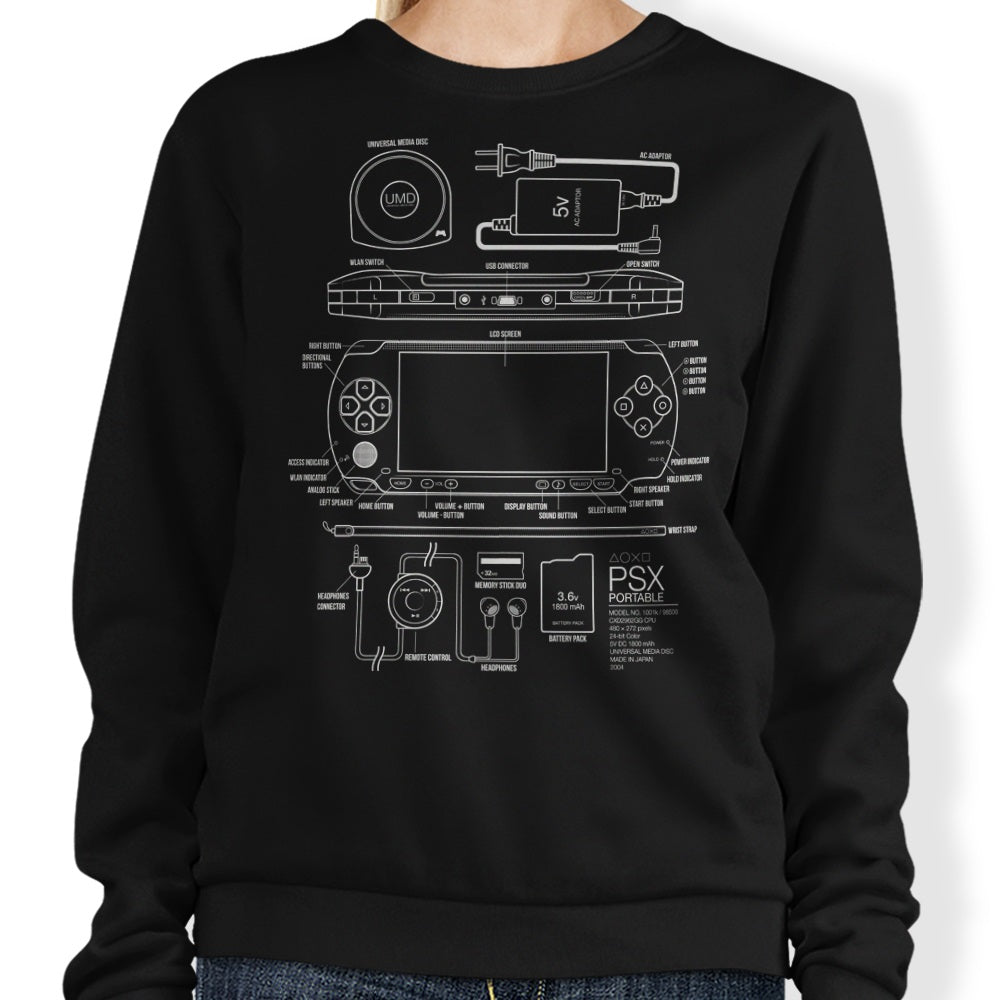 PSX Portable - Adult & Kids T-Shirts, Sweatshirts & Hoodies apparel design preview 1