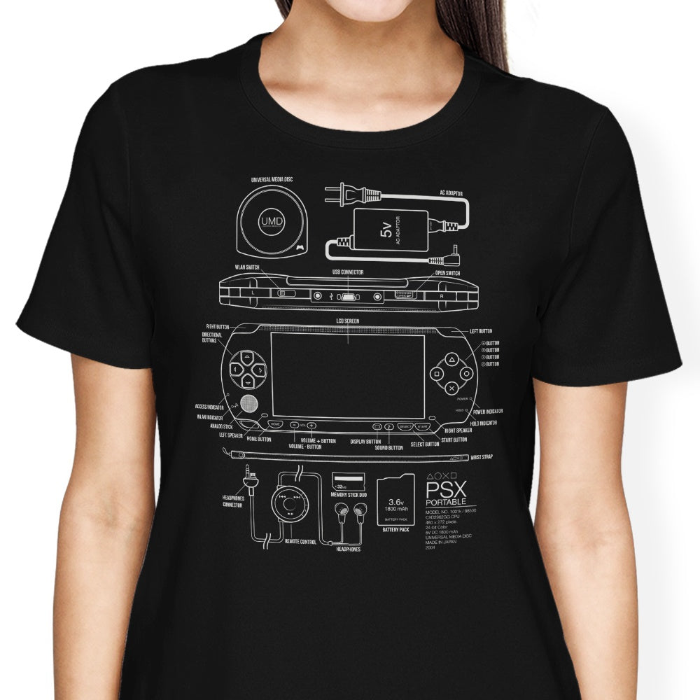PSX Portable Women's Apparel - Adult & Kids T-Shirts, Sweatshirts & Hoodies apparel design preview 2