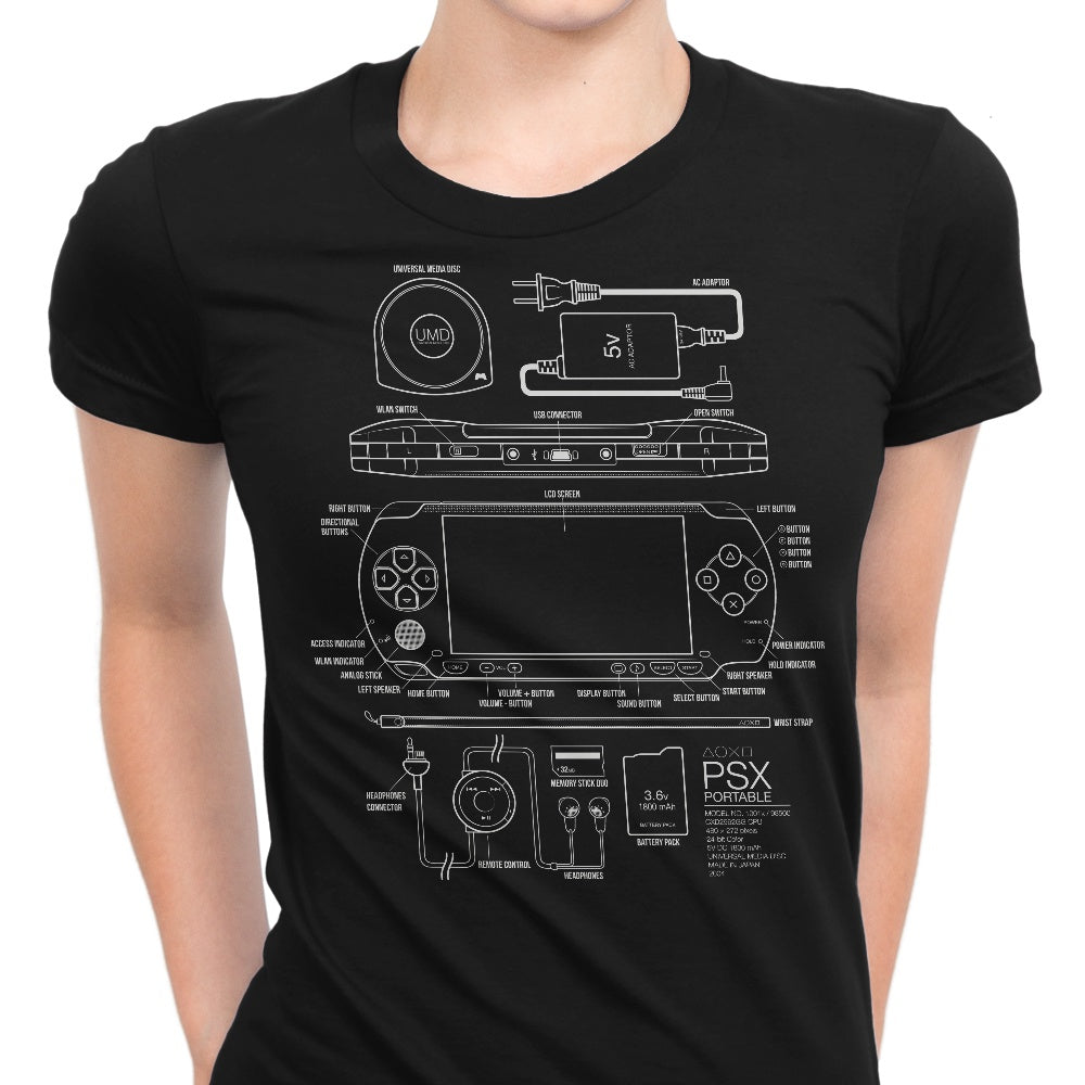 PSX Portable Women's Apparel - Adult & Kids T-Shirts, Sweatshirts & Hoodies apparel design preview 1