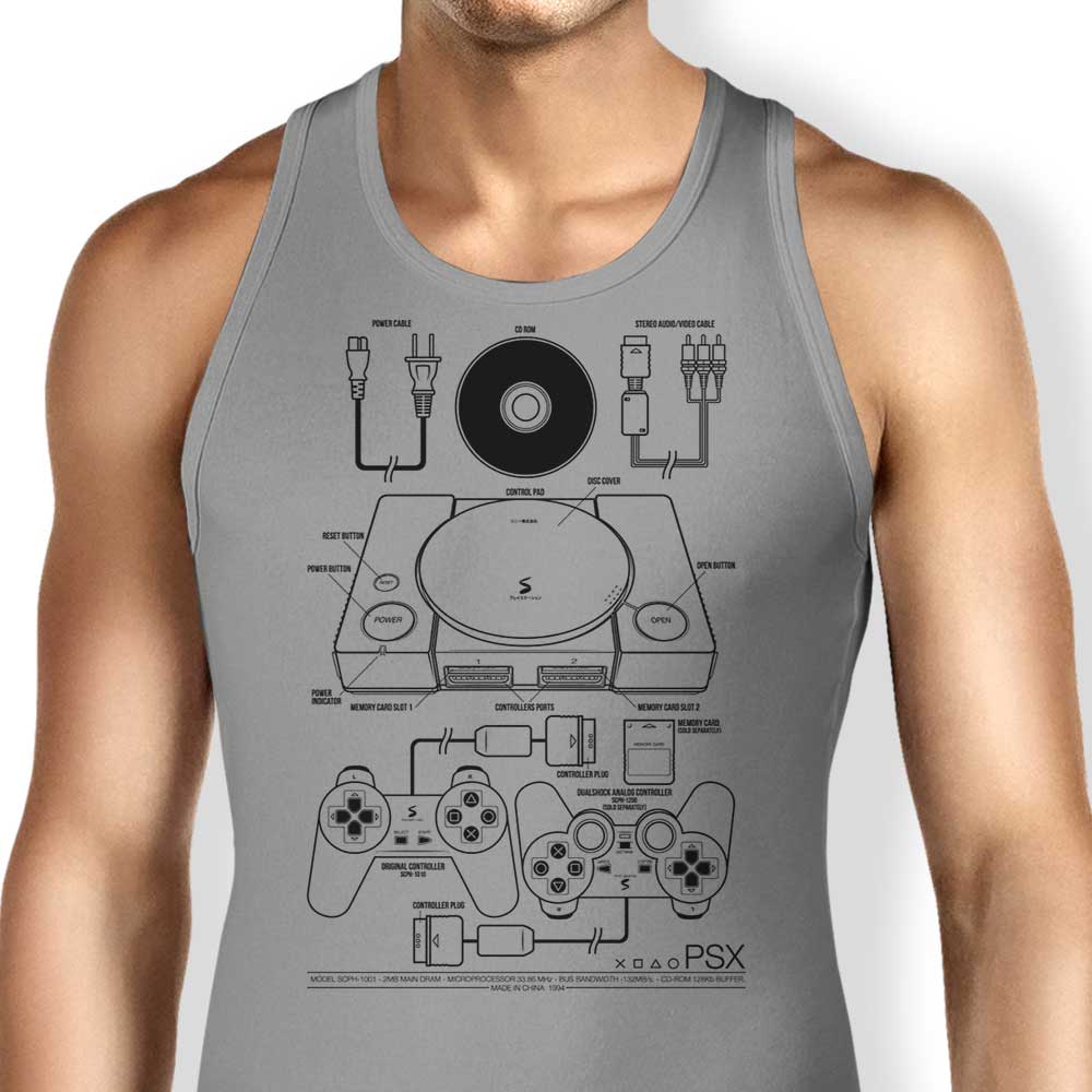 PSX Tank Top - Adult & Kids T-Shirts, Sweatshirts & Hoodies apparel design preview 1