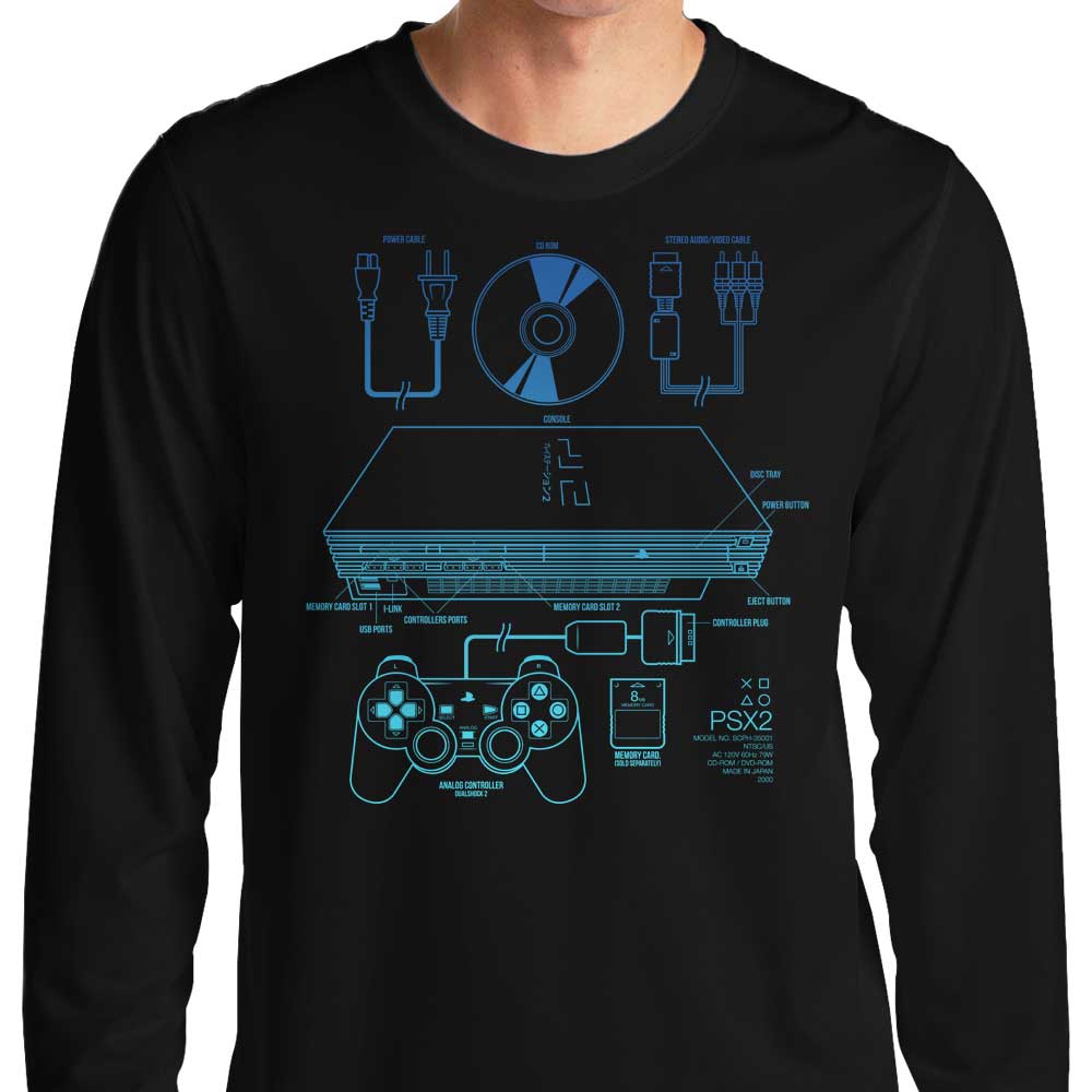 PSX2 - Adult & Kids T-Shirts, Sweatshirts & Hoodies apparel design preview 1