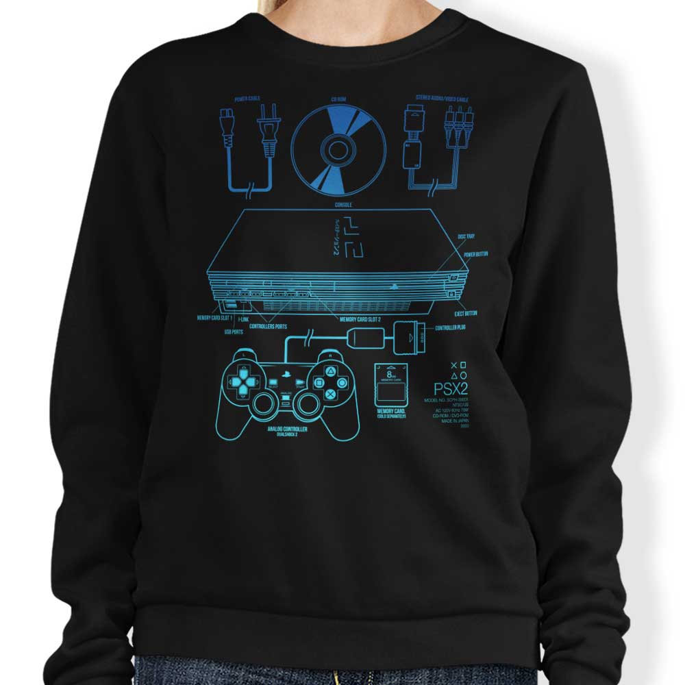 PSX2 - Adult & Kids T-Shirts, Sweatshirts & Hoodies apparel design preview 1