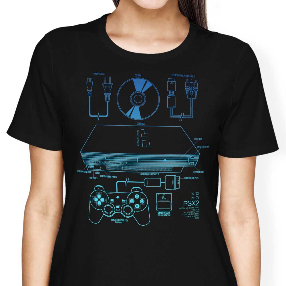 PSX2 Women's Apparel - Adult & Kids T-Shirts, Sweatshirts & Hoodies apparel design preview 2