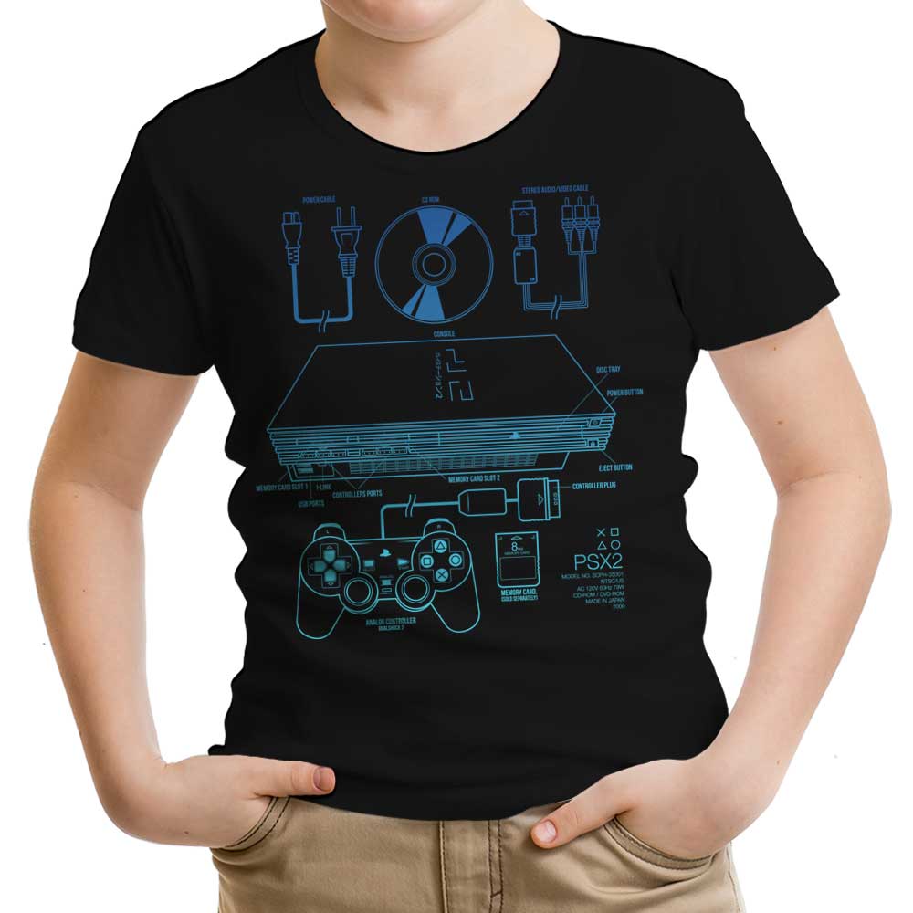 PSX2 Youth Apparel - Adult & Kids T-Shirts, Sweatshirts & Hoodies apparel design preview 1