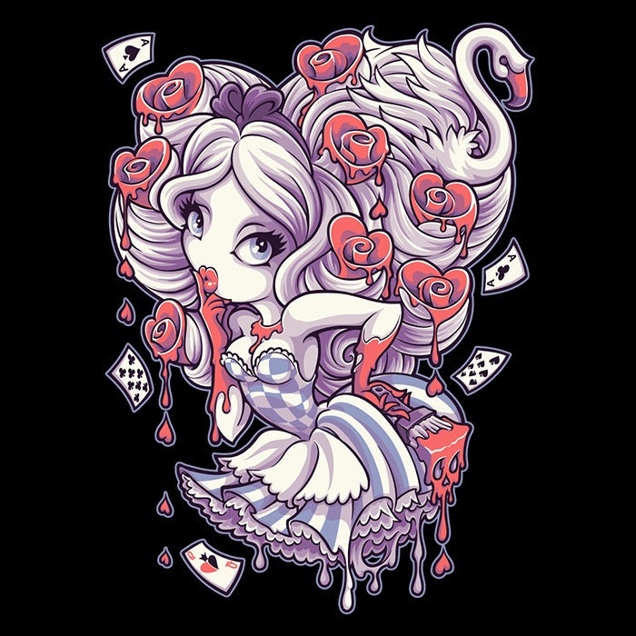 Painting the Roses Red - Adult & Kids T-Shirts, Sweatshirts & Hoodies apparel design preview 2
