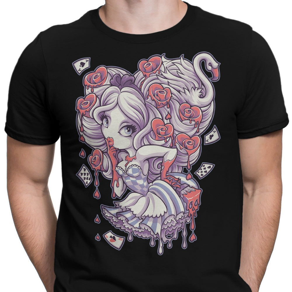 Painting the Roses Red Men's Apparel - Adult & Kids T-Shirts, Sweatshirts & Hoodies apparel design preview 2