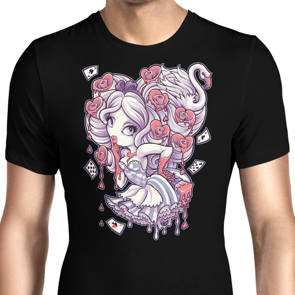 Painting the Roses Red Men's Apparel - Adult & Kids T-Shirts, Sweatshirts & Hoodies apparel design preview 1