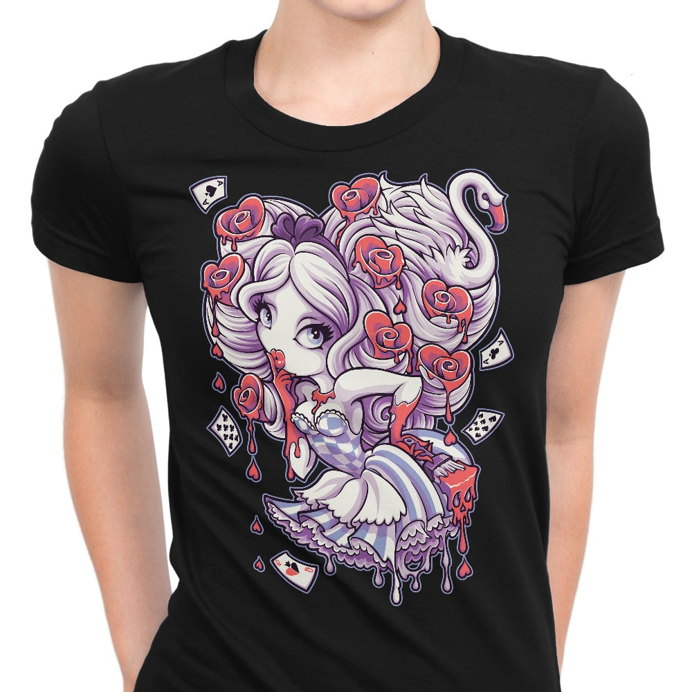 Painting the Roses Red Women's Apparel - Adult & Kids T-Shirts, Sweatshirts & Hoodies apparel design preview 1