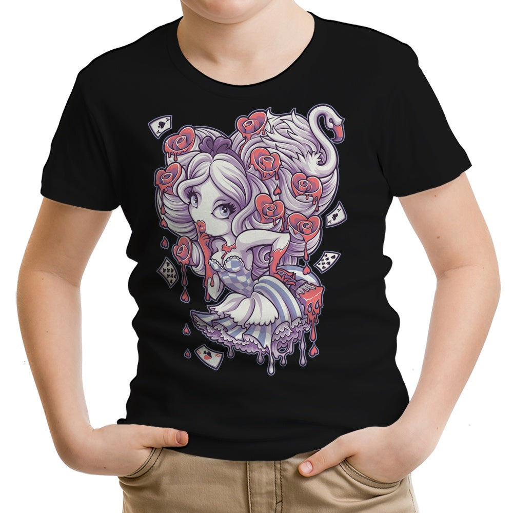 Painting the Roses Red Youth Apparel - Adult & Kids T-Shirts, Sweatshirts & Hoodies apparel design preview 1
