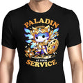 Paladin at Your Service Men's Apparel - Adult & Kids T-Shirts, Sweatshirts & Hoodies apparel design preview 1