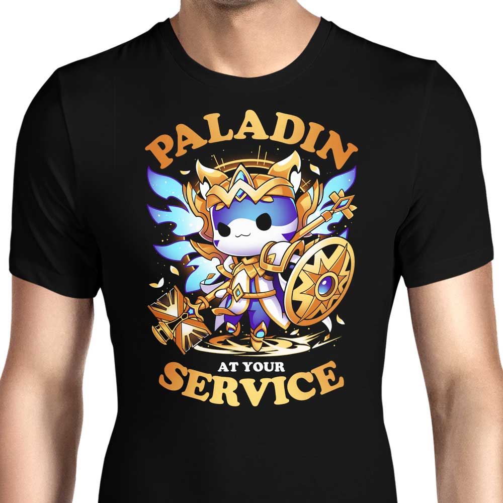 Paladin at Your Service Men's Apparel - Adult & Kids T-Shirts, Sweatshirts & Hoodies apparel design preview 1