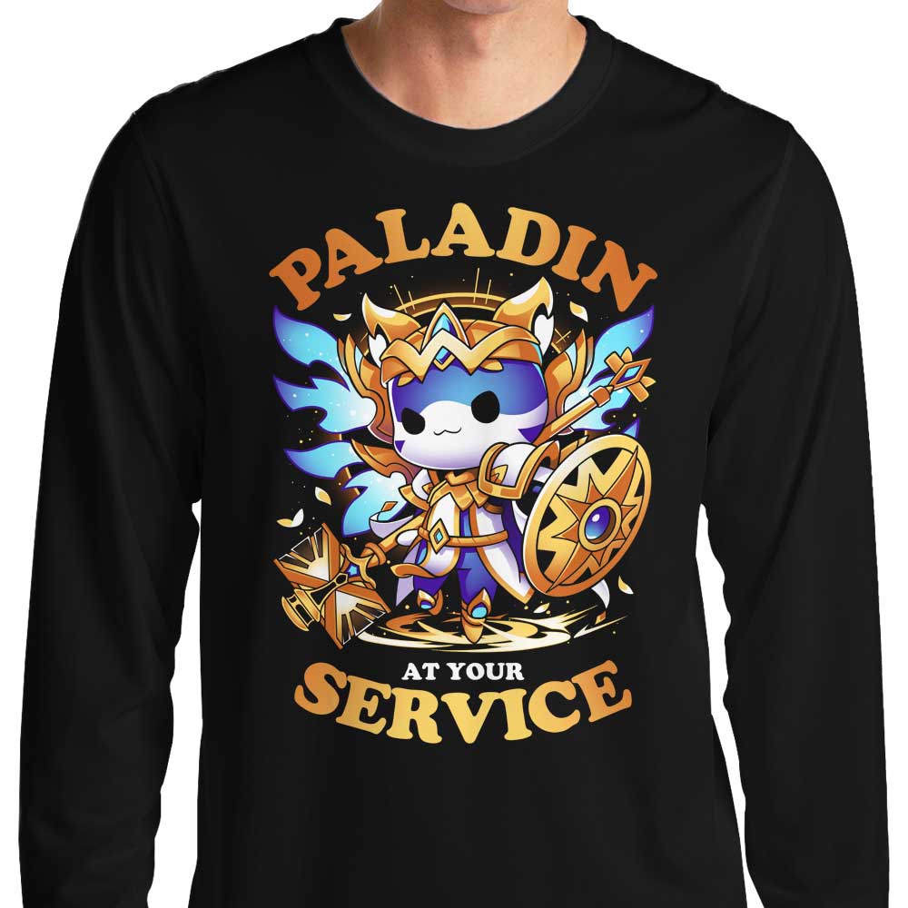 Paladin at Your Service - Adult & Kids T-Shirts, Sweatshirts & Hoodies apparel design preview 1