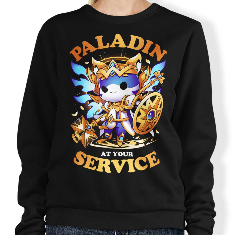 Paladin at Your Service - Adult & Kids T-Shirts, Sweatshirts & Hoodies apparel design preview 1