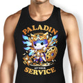 Paladin at Your Service Tank Top - Adult & Kids T-Shirts, Sweatshirts & Hoodies apparel design preview 1