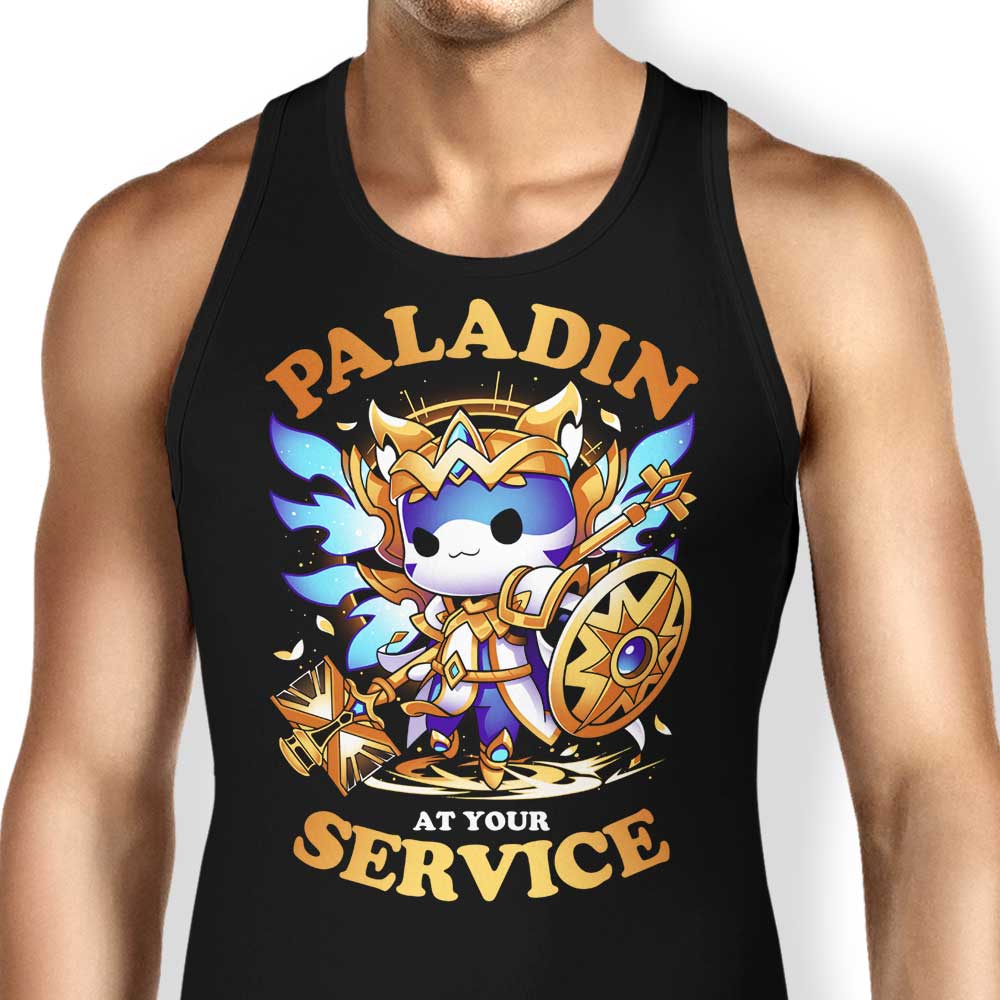 Paladin at Your Service Tank Top - Adult & Kids T-Shirts, Sweatshirts & Hoodies apparel design preview 1