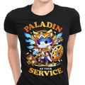Paladin at Your Service Women's Apparel - Adult & Kids T-Shirts, Sweatshirts & Hoodies apparel design preview 1