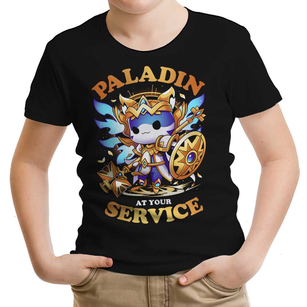 Paladin at Your Service Youth Apparel - Adult & Kids T-Shirts, Sweatshirts & Hoodies apparel design preview 1