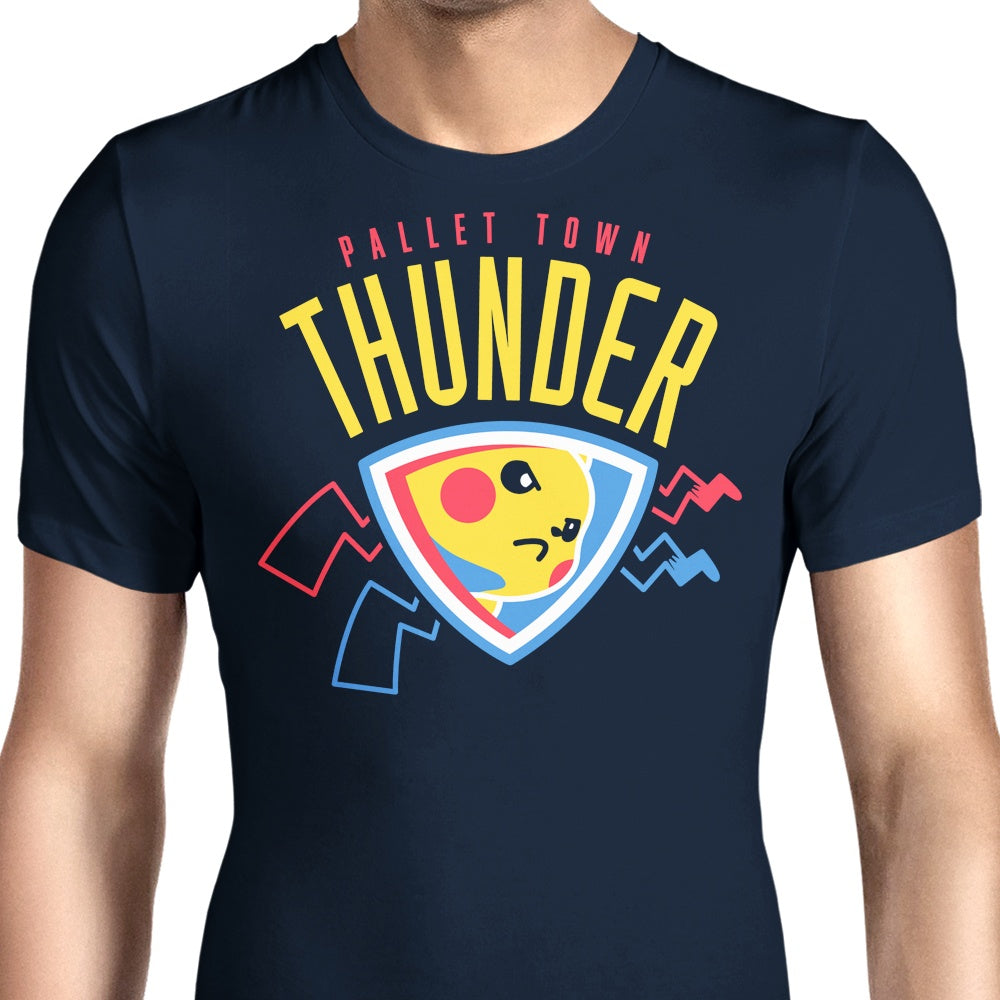 Pallet Town Thunder Men's Apparel - Adult & Kids T-Shirts, Sweatshirts & Hoodies apparel design preview 1