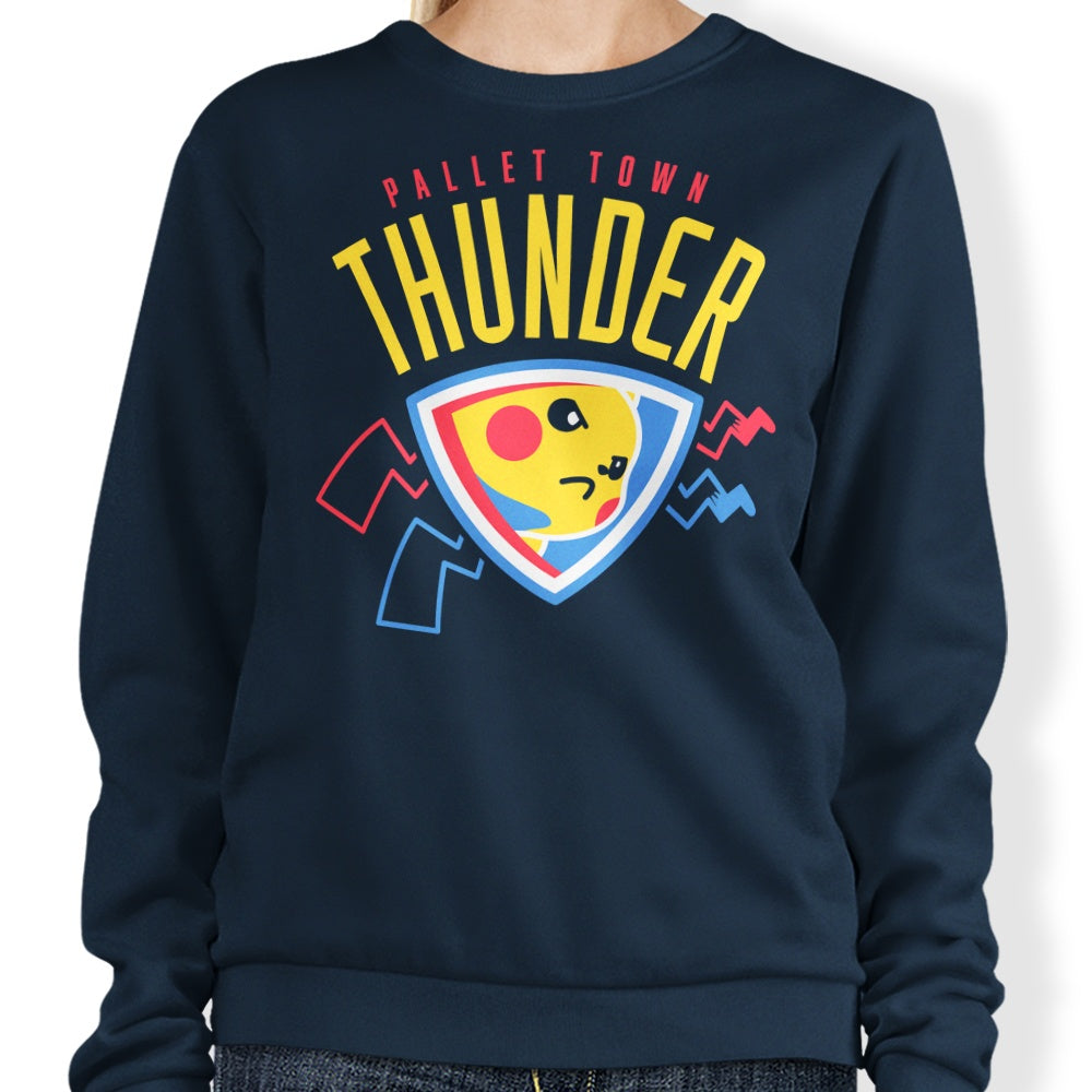 Pallet Town Thunder - Adult & Kids T-Shirts, Sweatshirts & Hoodies apparel design preview 1