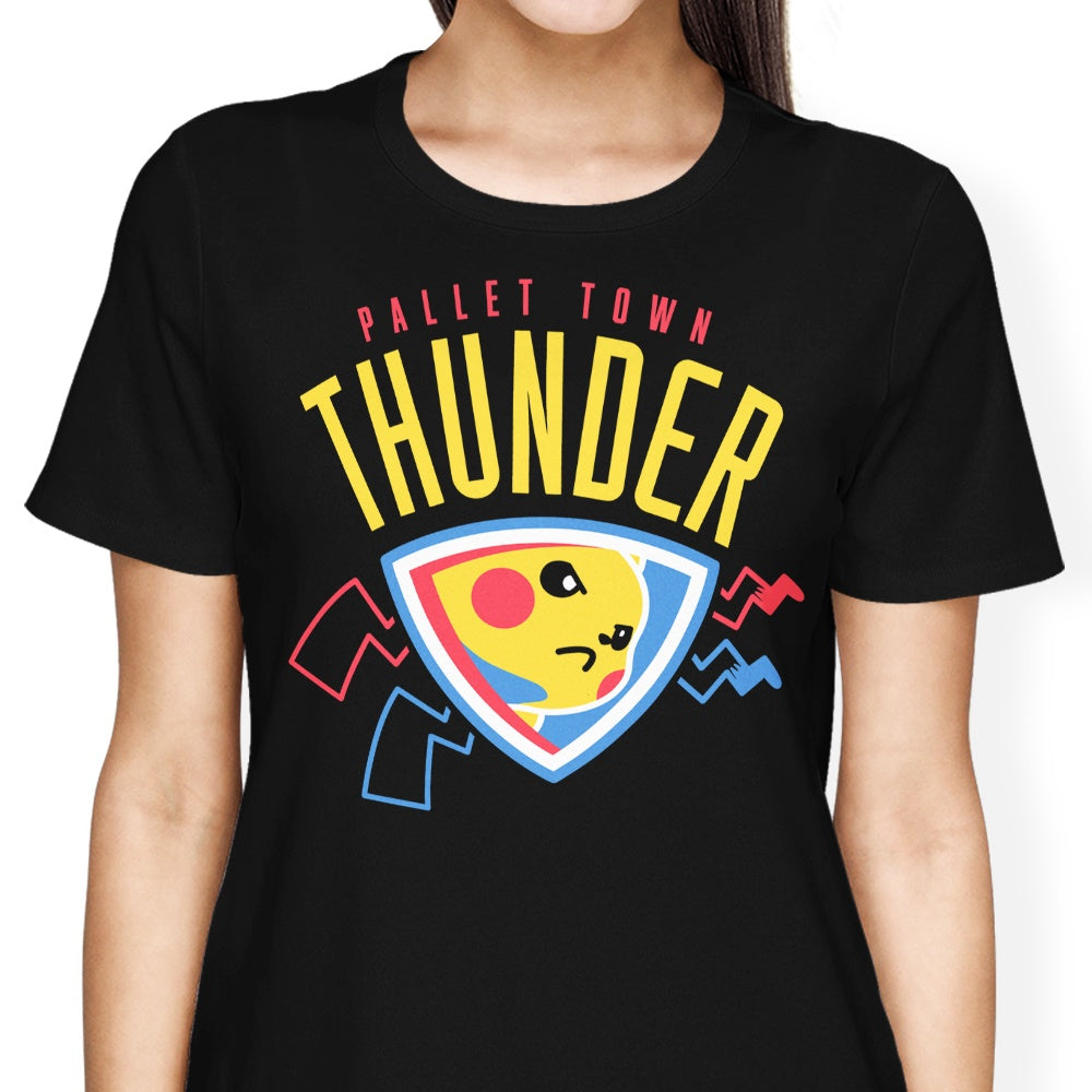 Pallet Town Thunder Women's Apparel - Adult & Kids T-Shirts, Sweatshirts & Hoodies apparel design preview 2