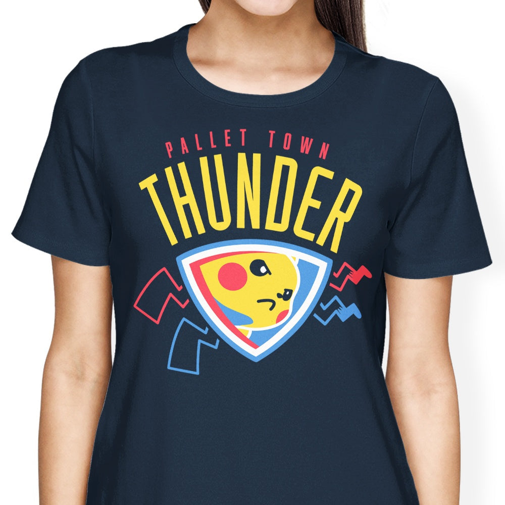 Pallet Town Thunder Women's Apparel - Adult & Kids T-Shirts, Sweatshirts & Hoodies apparel design preview 1