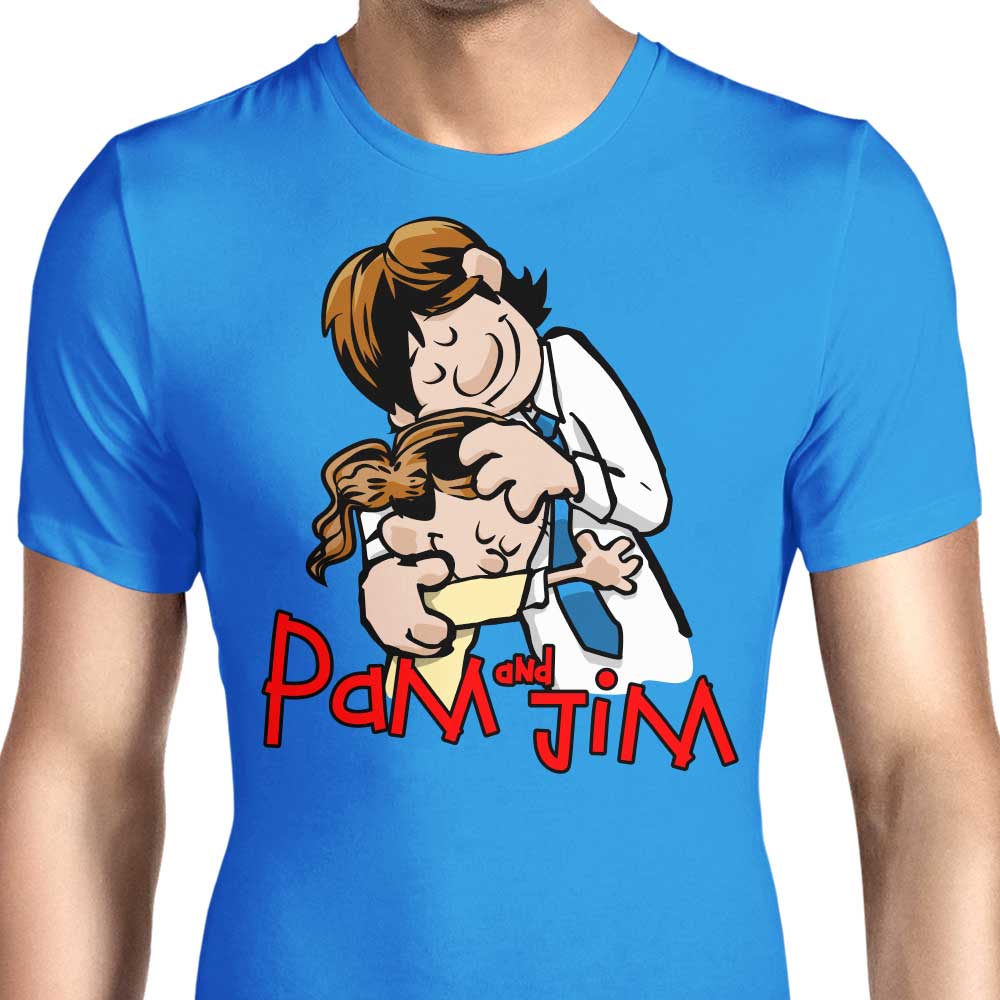Pam and Jim Men's Apparel - Adult & Kids T-Shirts, Sweatshirts & Hoodies apparel design preview 1
