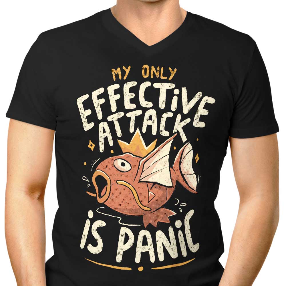 Panic Attack Men's V-Neck - Adult & Kids T-Shirts, Sweatshirts & Hoodies apparel design preview 1